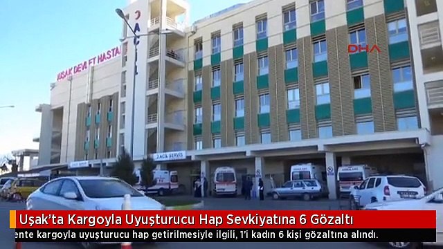 Uşak'ta Kargoyla Uyuşturucu Hap Sevkiyatına 6 Gözaltı