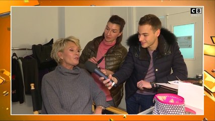 Louis Morin rend visite à Sophie Davant