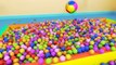 Educational Playground Slide Balls Collection For Kids - Learn Colors Numbers Shapes 3D
