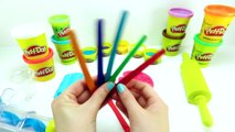 Ice Cream Popsicle Rainbow Learning Play doh | Helados Play doh en español Colores