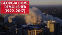 Iconic Georgia Dome demolished in Atlanta