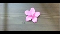 how to make paper origami flowers step by step Easy origami flowers for beginners making  Paper Craft 2017