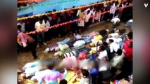 Men Get Trampled By Colorful Cows In Hindu Ritual