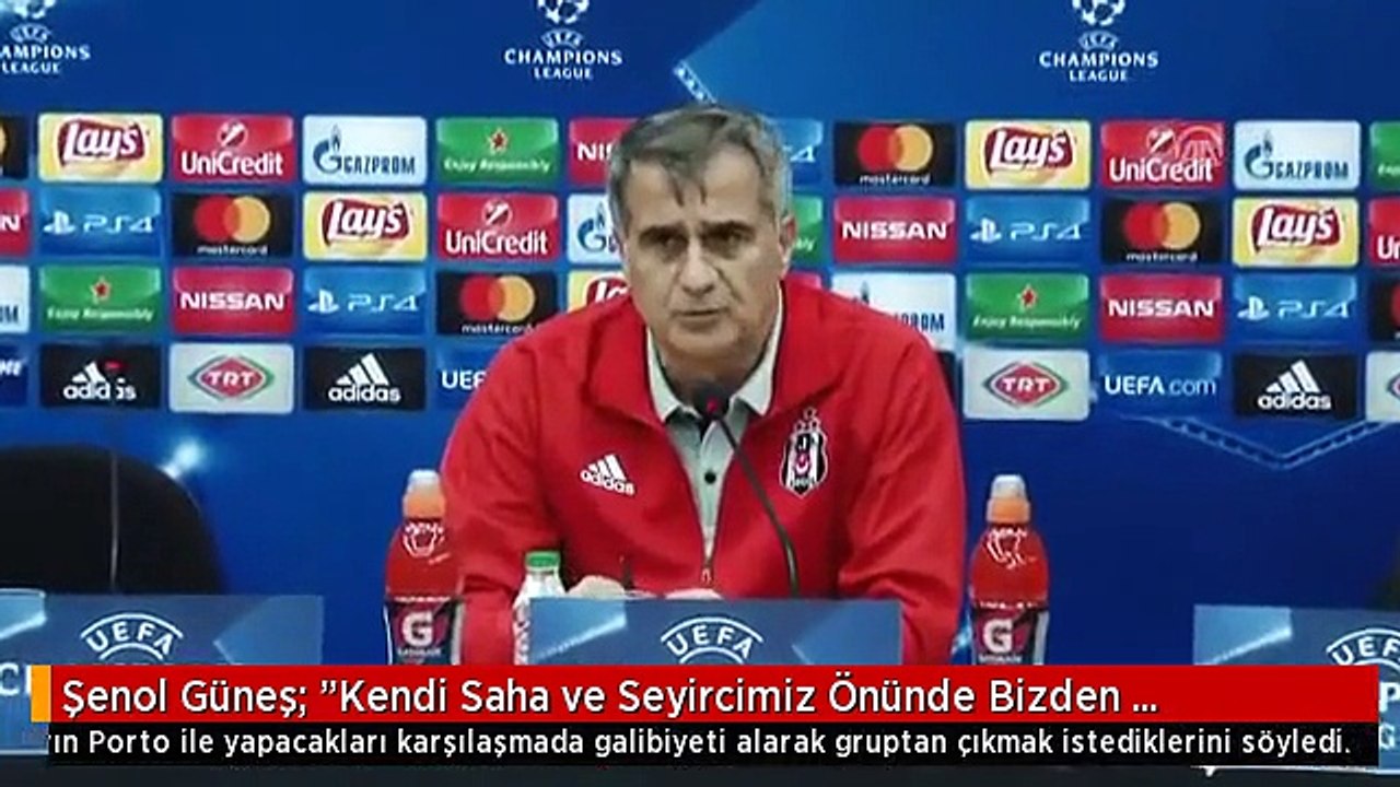 Şenol Güneş: "Kendi Saha ve Seyircimiz Önünde Bizden Beklenen Sonucu Almak İstiyoruz"