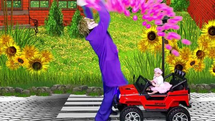 Elsa Learn Colors with Balloons / Baby Nursery Rhymes Song / Bad Baby play and Learn color