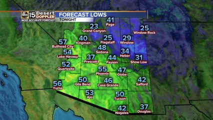 Highs stay in the 80s in Arizona