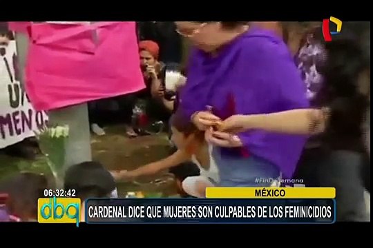 México: Cardenal asegura que mujeres son culpables de feminicidios