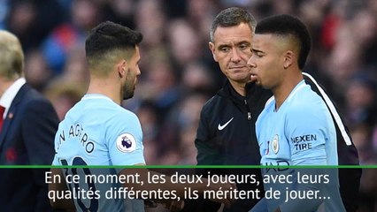 Man City - Guardiola : "Sans Mendy, Aguero et Jesus ne peuvent pas jouer ensemble"