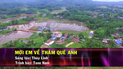 Mời Anh Về Thăm Quê Em (Karaoke Beat) - Tone Nam (Abm 4) ✔