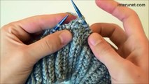 How to knit mens hat - video tutorial with detailed instructions.