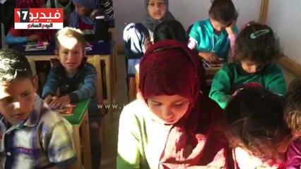 وكيل تعليم شمال سيناء تتفقد أول فصل تنويرى بالمحافظة