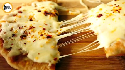 Pizzaratha Recipe By Food Fusion (Pizza   Paratha = Pizzaratha)