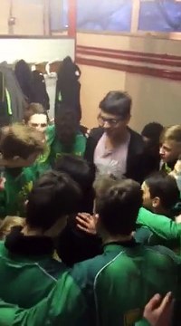 Cri de guerre après la victoire 1-2 contre l'USC Portugais de Beauvais B le 17/12/2016 en championnat (devenu amical)