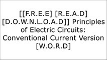 [pryxR.[F.r.e.e D.o.w.n.l.o.a.d R.e.a.d]] Principles of Electric Circuits: Conventional Current Version by Thomas L. Floyd TXT