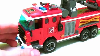 My Red Fire truck Learn Children Construction game | Fire trucks for kids | Build a FireTruck Toy