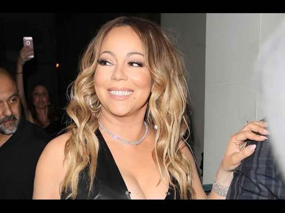 Bloated Mariah Carey Parties In Head-To-Toe Leather