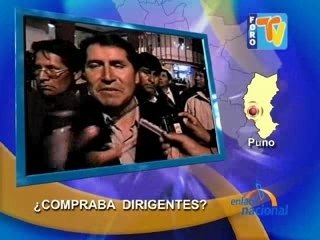 ¿COMPRABA  DIRIGENTES? - PUNO