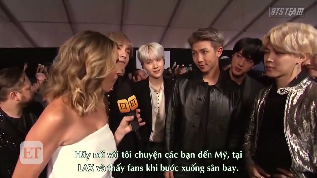 [Vietsub] 171120 BTS - ET Interview @ AMAs [BTS Team]