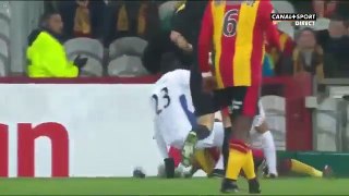 Lens vs Chamois Niortais 1-0 Kévin Fortuné Goal | 11-20-2017