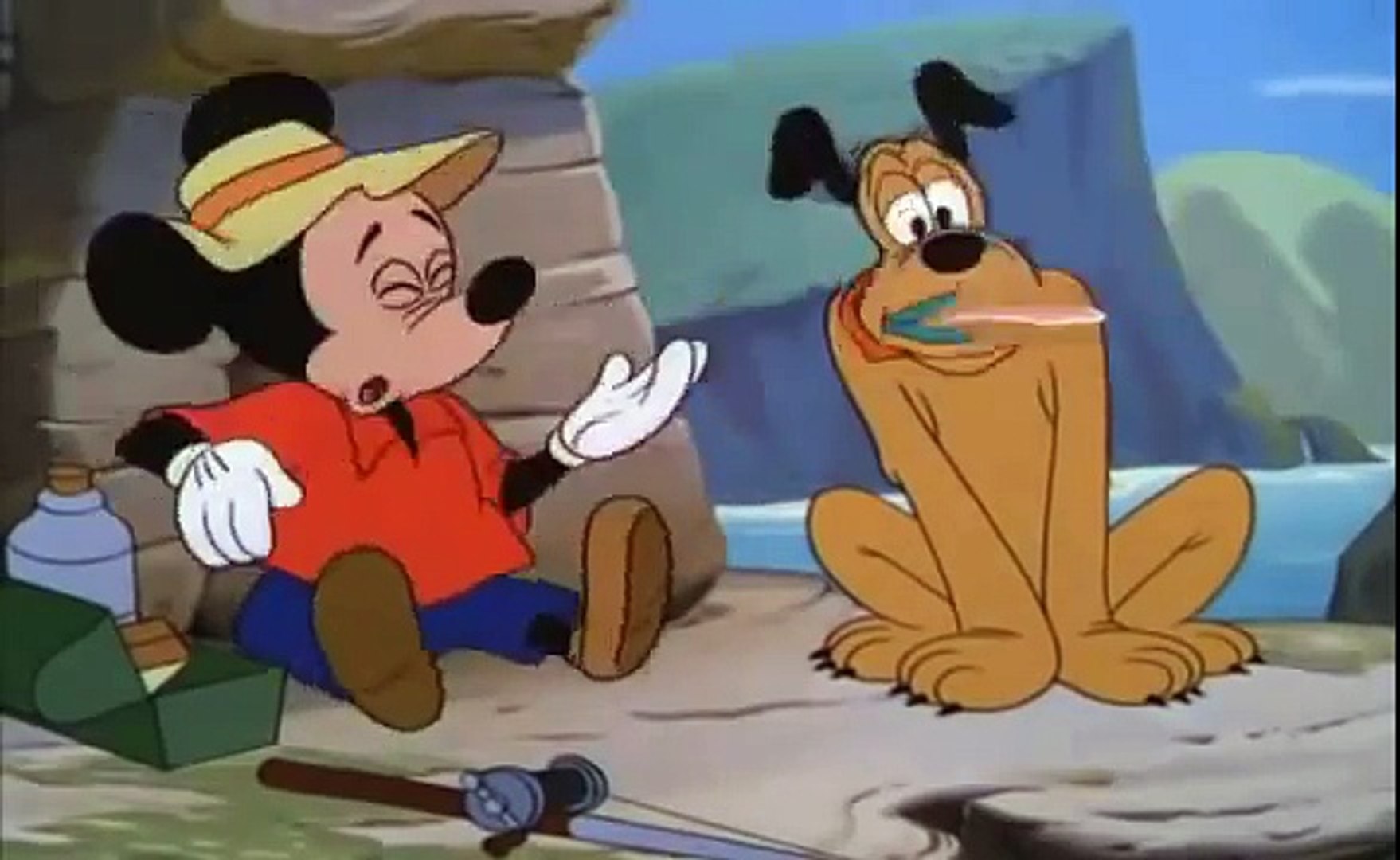 Mickey Mouse Mickey à La Plage Dessin Animé