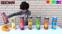 Learn Colors with Pringles for Children, Toddlers and Babies _ Learning Colours with a Fun Kid-KV6Tzm7yZG0