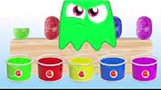 Learn colors for kids with pacman and the finger family song l family nursery rhymes l songs for kid