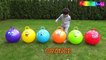 Learn Colors with Skippy Balls for Children, Toddlers and Babies _ Funny Faces Skippy Balls Colours-Syh4FqjCheQ