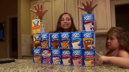 Pop Tart Challenge By Girls and Dad - Kids Family Fun