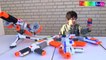 Learn Sizes with Nerf Gun Toys for Children and Toddlers _ Nerf War for Kids with Batman-VmjSzmcPiRI