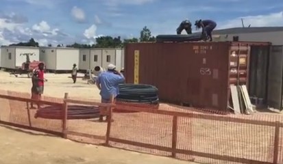 Footage Shows Ongoing Construction at West Lorengau Refugee Housing Despite Government Claims Facility is Ready