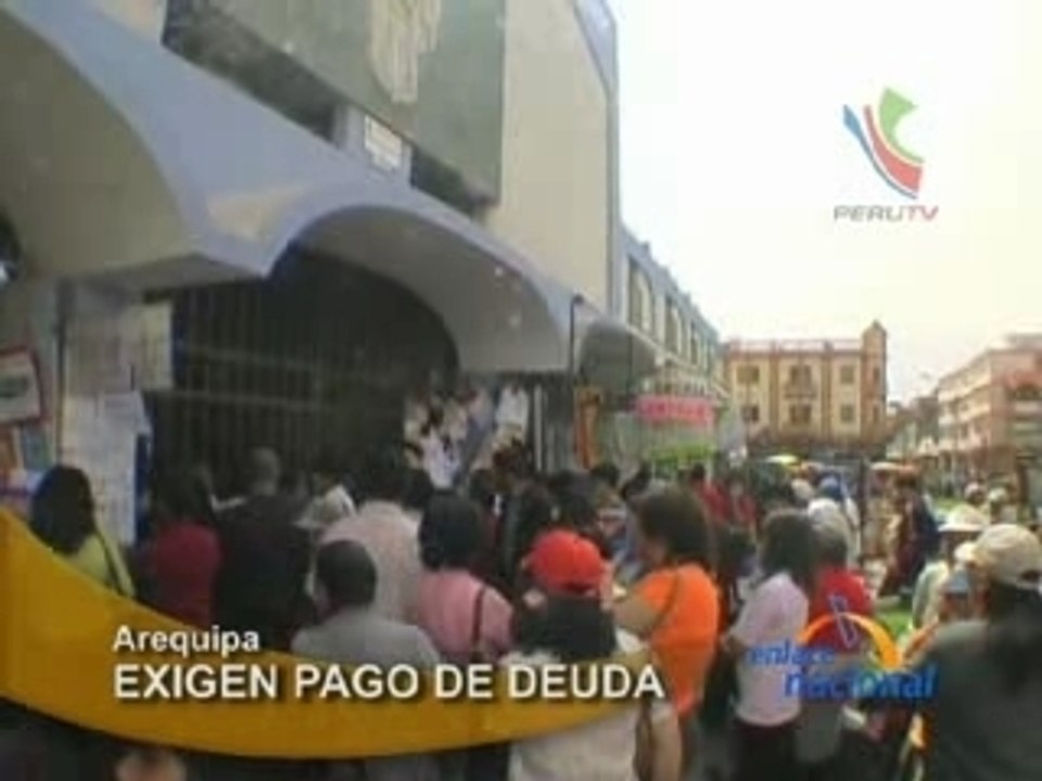 EXIGEN PAGO DE DEUDA - AREQUIPA