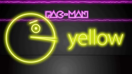 Learn Colors With Pacman for Kids - Colours for Kids to Learn - Learning Videos