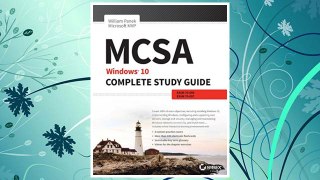 Download PDF MCSA: Windows 10 Complete Study Guide: Exam 70-698 and Exam 70-697 FREE