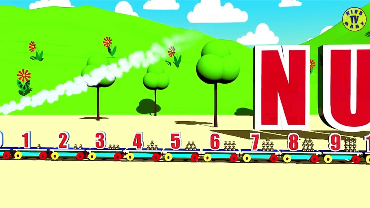 Learn To Count With Poof-Poof Train - Counting from 1 to 10