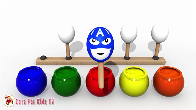 Colors for Children to Learn With Ice Cream Surprise Eggs - Learn Colors With Surprise Toys for Kids