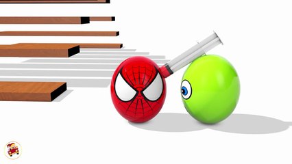 Learn colors for Baby Doctor Surprise Eggs with Nursery Rhyme Songs for Kids