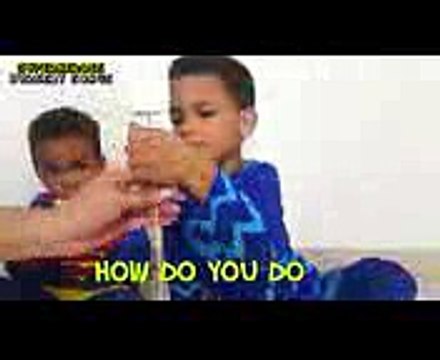 Bad baby brothers fight! Baddest kid steals tantrum crybaby candy- Johny & finger learn colors song