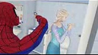 Elsa Drinks From A Toilet! Spiderman's Favorite Toy! (Superheroes)