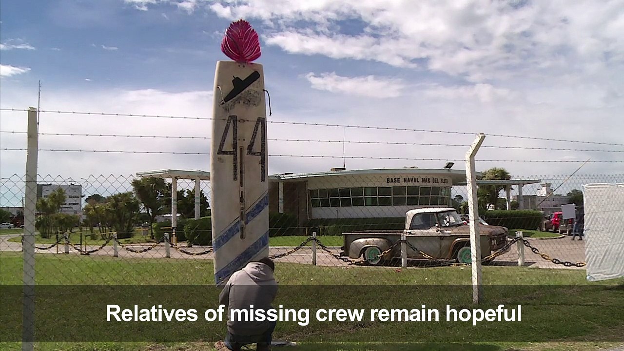 Argentine missing sub crew 'well prepared', says hopeful family