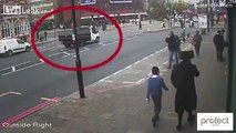 A speeding truck ploughed into an elderly Jewish pedestrian