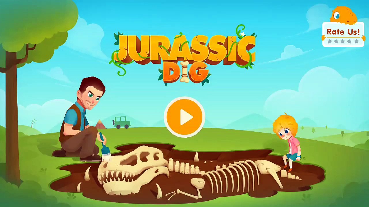 Car Games 2017 | Jurassic Dig Free | Fun Kids Games
