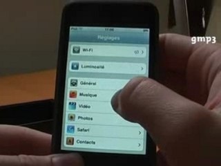 Test Apple iPod touch par GMP3