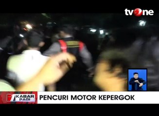 Kepergok Mencuri Motor, Pria ini Dihakimi Warga di Sungai