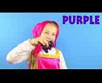 Funny Kids Masha with Tantrum and Crying for Lollipops Little Babies Learn Colors with Finger Family