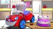 Kids Cartoons in 3D animation Car & Birthday Cake {汽车生日蛋糕}