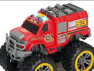 Camión de Bomberos de Rescate Juguete Con Luz y Sonido Dickie Toys-7SnMSRlYxdI