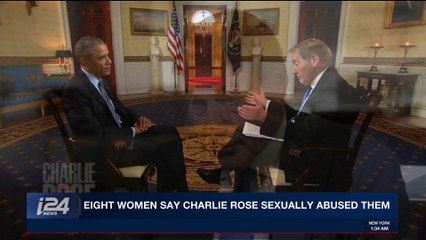 i24NEWS DESK | Eight women say Charlie Rose sexually abused them | Tuesday, November 21st 2017