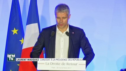 "Il n'y aura jamais d'alliance avec Marine Le Pen", promet Wauquiez