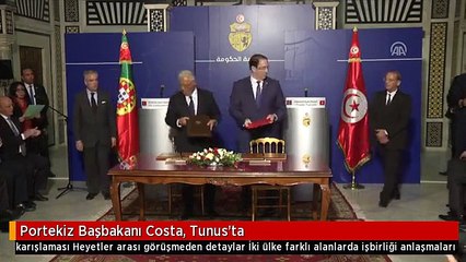 Portekiz Başbakanı Costa, Tunus'ta