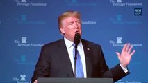Breaking News Today 10_18_17, President Trump s Strong Speech to Heritage Foundation, USA Today-uB5G